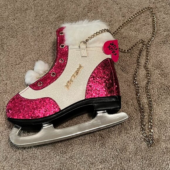 NWT Betsey Johnson Ice Skate Cross Body Purse - Picture 5 of 9